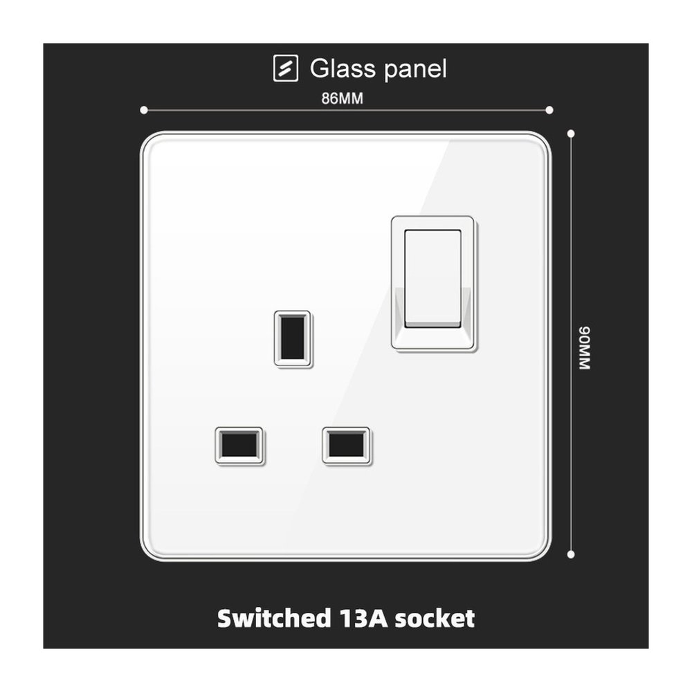 Smartlife 13A 3-pin Wall Socket