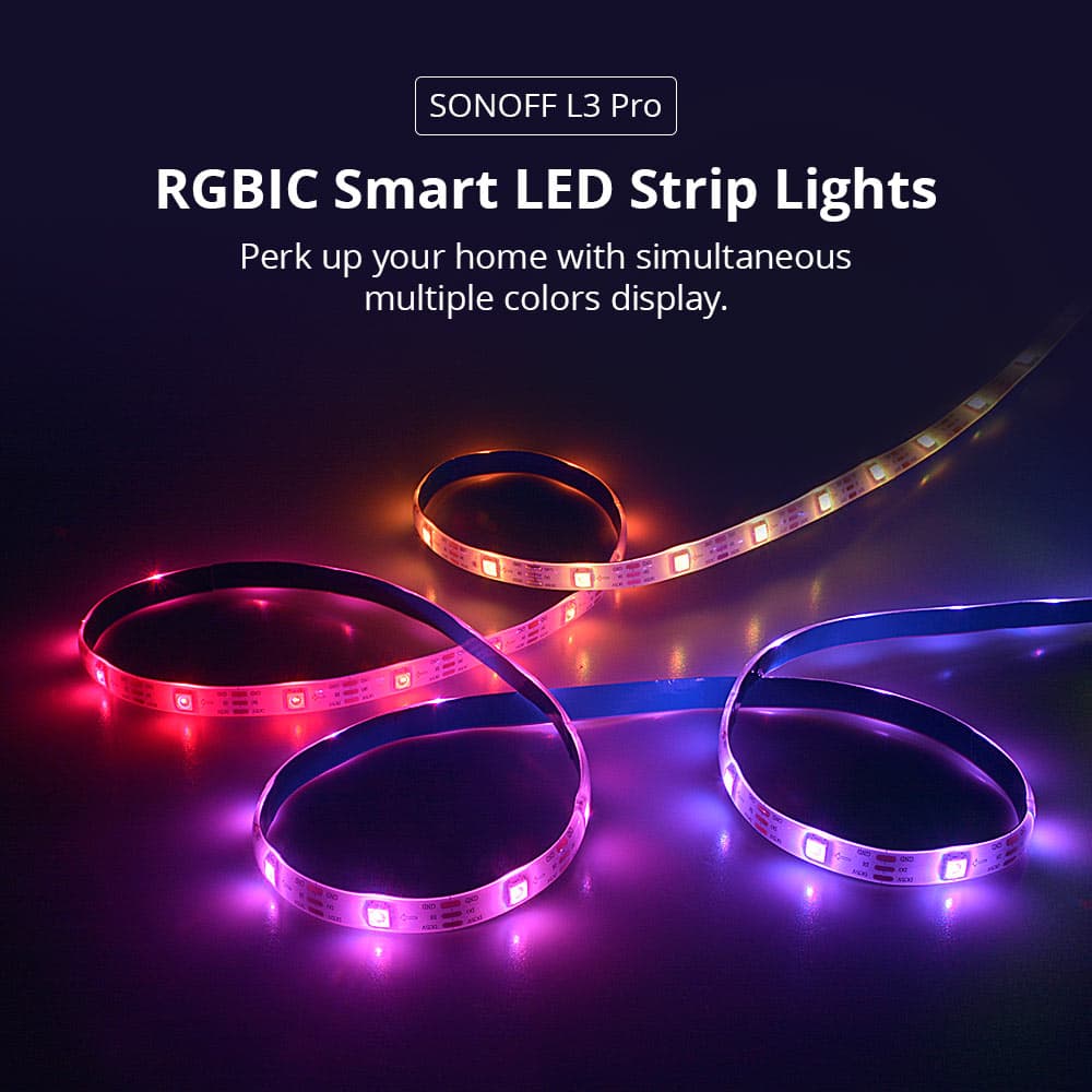 SONOFF L3 Pro RGBIC Smart LED Strip Lights featured image